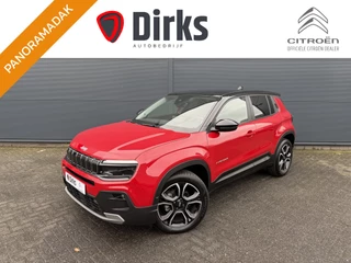 Jeep Avenger 100pk Summit (Elektrisch Schuifdak - JBL - Keyless Entry - Elektrische klep - Leder incl stoelverwarming - LED - Camera - Adaptieve Cruise Controle - 18")