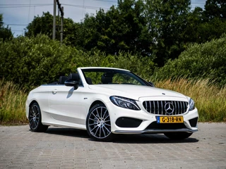 Mercedes-Benz C-Klasse Mercedes C-klasse Cabrio C43 AMG 367PK Speedshift 4MATIC Burmester Stoelkoeling Airscarf Sportuitlaat Memory - afbeelding nr 2