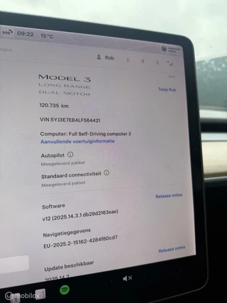 Tesla Model 3 Tesla Model 3 Long Range AWD 75 kWh Dual Motor Incl. BTW - afbeelding nr 16