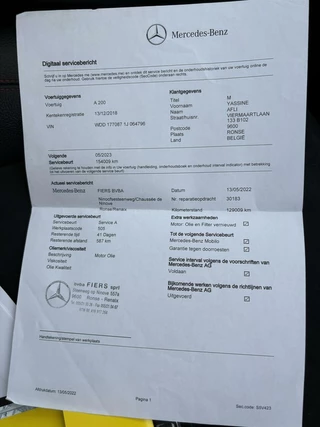 Mercedes-Benz A-Klasse Mercedes Aklasse 200 Widescreen AMG Leder Pano Velgen 163pk - afbeelding nr 56