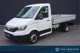 MAN TGE 180pk Automaat Dubbellucht open laadbak Tacho Cruise control Airco 3-Zits Pick-Up