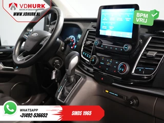Ford Transit Custom Ford Transit Custom 2.0 TDCI 130 pk Aut. L2 Trend BPM VRIJ! DC Dubbel Cabine 2x Schuifdeur/ Leder/ Elek.Stoel/ Raptor grill/ Stoelverw/ Navi/ Carplay/ Camera/ PDC/ Cruise/ Trekhaak/ Airco - afbeelding nr 3