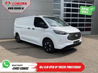 Ford E-Transit Custom L2 330 km WLTP LED/ Standkachel/ Stoelverw./ Snellader/ 2.3t Trekverm./ Carplay/ Climate/ Camera/ PDC/ Cruise