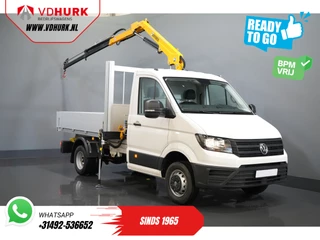 Volkswagen Crafter Volkswagen Crafter 50 165 pk Effer 352S Kraan/ Crane/ Kran/ Autokran/ PTO/ Open laadbak/ Dubbel Lucht - afbeelding nr 35