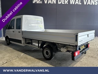 Volkswagen Crafter Volkswagen Crafter 2.0 TDI 140 pk Pick up Open laadbak Dubbele Cabine Euro6 Airco | 7-Zits | Navigatie | 2800kg Trekhaak Apple Carplay, Android Auto, Cruisecontrol, Chauffeursstoel - afbeelding nr 2