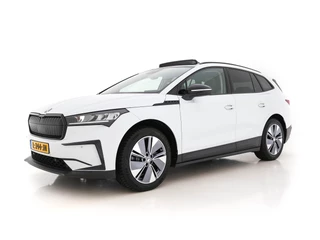 Škoda Enyaq iV (INCL-BTW) *PANO | HEATPUMP | ADAPT.CRUISE | FULL-LED | LEATHER-MICROFIBRE | NAVI-FULLMAP | DIGI-COCKPIT | KEYLESS | CAMERA | SPORT-SEATS | DAB | HEATED-SEATS  | SHIFT-PADDLES | TOWBAR | ... - afbeelding nr 3