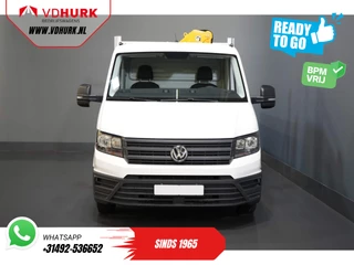 Volkswagen Crafter Volkswagen Crafter 50 165 pk Effer 352S Kraan/ Crane/ Kran/ Autokran/ PTO/ Open laadbak/ Dubbel Lucht - afbeelding nr 7
