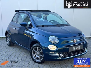 Fiat 500C 1.2 cabrio Prachtige kleur! Airco/Cruise/PDC