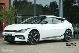Kia EV6 GT-Line 77.4 kWh | Pano | ACC | Stoelverwarming en ventilatie | LED | 360 camera | Stuurwielverwarming | Snow White Pearl | Memory SOH 100%