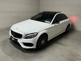 Mercedes-Benz C-Klasse Mercedes C-klasse 400 4MATIC V6 AMG Pano Burmester HUD Lucht - afbeelding nr 60