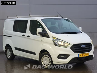 Ford Transit Custom Ford Transit Custom 105pk Dubbel Cabine Imperiaal Trekhaak Airco Cruise Parkeersensoren Euro 6 L1H1 Doka Mixto 4m3 Airco Dubbel cabine Trekhaak Cruise control - afbeelding nr 6