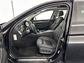 BMW 5 Serie Aut. *PANO | LUXURY-LEATHER | HEAD-UP | BI-XENON | MEMORY-PACK | HIFI-SOUND | HEATED-COMFORT-SEATS | NAVI-FULLMAP | CRUISE | TOWBAR | SHIFT-PADDLES | LANE-ASSIST | ECC | PDC | 18''ALU* - afbeelding nr 8