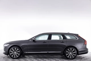 Volvo V90 Volvo V90 B5 Plus Bright | LEDER | El. Trekhaak | Mild Hybrid ✅ 1e Eigenaar - afbeelding nr 22