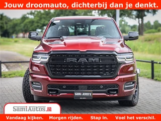 Dodge Ram 1500 Dodge Ram 1500 Limited Night H.O 540HP 706Nm | Massage + Full Option | De Meest Luxe en Volle Pick-Up in zijn Klasse | Comfortabele Dubbele Cabine met Royale 5 Zitplaatsen | BPM vrij | Nu Leverbaar uit Voorraad | Voorraad Nr 2302 - 7425 - afbeelding nr 2