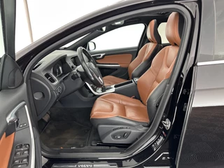 Volvo V60 Aut. *PANO | LUXURY-LEATHER | BI-XENON | PREMIUM AUDIO | NAVI-FULLMAP | MEMORY-PACK | HEATED-COMFORTSEATS | TOWBAR | ECC | PDC | CRUISE | 17''ALU* - afbeelding nr 9