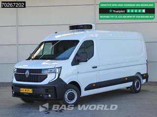 Renault Master Renault Master 150PK Koelwagen Vriezer -18 Carrier Xarios 200 230V stekker LED Camera Parkeersensoren Airco Cruise Vries Koeler Kühlwagen Kühler Frigo 12m3 Airco Cruise control - afbeelding nr 1