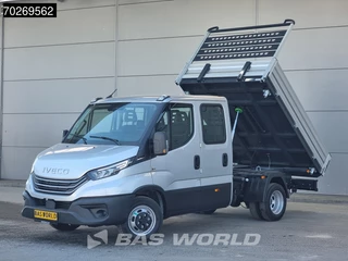 Iveco Daily Iveco Daily 35C21 3 zijdige Kipper Dubbel Cabine 210PK 3.0L Dubbellucht Airco Cruise LED Camera Tipper Benne Kieper 2m3 Airco Dubbel cabine - afbeelding nr 2