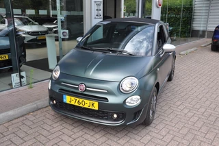 Fiat 500C 1.0 Hybr. Rockstar Verde Portifino Clima Apple/Android