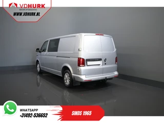 Volkswagen Transporter Volkswagen Transporter T6.1 2.0 TDI 150 pk DSG Aut. L2 DC Dubbel Cabine Highline BPM VRIJ! Adapt.Cruise/ LED/ 2xSchuifdeur/ Standkachel/ Carplay/ Stoelverw./ Camera - afbeelding nr 2