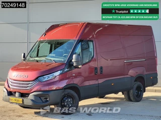 Iveco Daily Iveco Daily 35C21 2025 model! 210PK 2x Schuifdeur Dubbellucht LED ACC 3.5t trekhaak Navi L2H2 12m3 Airco Trekhaak - afbeelding nr 1