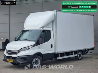 Iveco Daily Iveco Daily 35S21 3.0L Automaat NIEUW MODEL Laadklep Zijdeur ACC CarPlay Lat om Lat Bakwagen Meubelbak Koffer 21m3 Airco - afbeelding nr 1