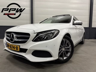 Mercedes-Benz C-Klasse PANO/LED/H.LEER SP.STOEL/SFEER/LANE-ASSIST/ELECTR.A.KLEP/NAVI/BLUETOOTH/CRUISE/PRIVACY/PARKEERSENSOREN/NET NIEUWE APK - afbeelding nr 1