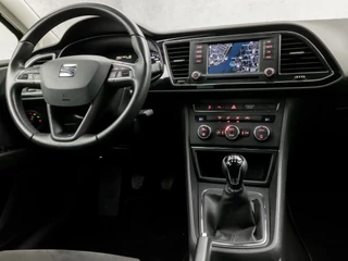 SEAT Leon (NAVIGATIE, CLIMATE, LEDER/ALCANTARA, GETINT GLAS, SPORTSTOELEN, LED KOPLAMPEN, ARMSTEUN, PARKEERSENSOREN, TREKHAAK, NIEUWE APK, NIEUWSTAAT) - afbeelding nr 7