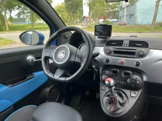 Fiat 500C Fiat 500C Cabrio Blauw 2014 0.9 TwinAir Turbo 500S | Xenon | Clima | PDC | - afbeelding nr 15