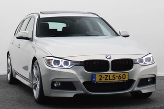BMW 3 Serie Leer, Panoramadak, Cruise, Navigatie, Verwarmde Stoelen, Trekhaak, 18'' - afbeelding nr 25