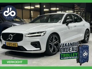 Volvo S60 2.0 B3 R-Design DISTR.RIEM = VERVANGEN I NAVI + CAMERA I LED I 19-INCH I KEURIG NETJES I TREKHAAK