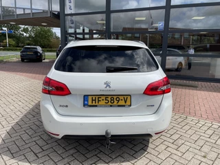 Peugeot 308 Peugeot 308 SW 1.6 BlueHDI 120 pk Blue Lease Executive Pack Trekhaak Panoramadak Camera Parkeersensoren DAB Clima en Cruise Control Wit Metallic Nette auto zuinige Euro 6 Diesel Station - afbeelding nr 6