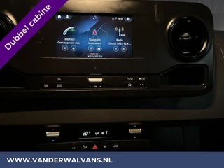Mercedes-Benz Sprinter Mercedes-Benz Sprinter 314 CDI 143pk Pick-Up Open Laadbak 1000kg Kraan Dubbele Cabine Euro6 Airco | 3500kg Trekhaak | 6-Zits Apple Carplay, Android Auto, Cruisecontrol - afbeelding nr 4