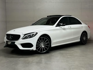 Mercedes-Benz C-Klasse Mercedes C-klasse 400 4MATIC V6 AMG Pano Burmester HUD Lucht - afbeelding nr 10