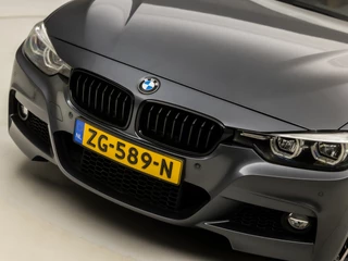 BMW 3 Serie Automaat (SCHUIFDAK, M PAKKET, HARMAN/KARDON, APPLE CARPLAY, GROOT NAVI, STOELVERWARMING, COGNAC LEDER, ELEK ACHTERKLEP, NIEUWE APK, NIEUWSTAAT) - afbeelding nr 33