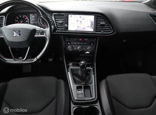 SEAT Leon Seat Leon ST TSI 110 PK H6 FR Style Intense Navigatie Clima DonkerGlas Zwarte Hemel Parkeersensoren - afbeelding nr 12