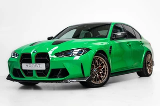 BMW M3 3-serie CS Akrapovic HJS ''Signal Green''