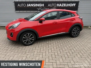 Ford Puma 1.0 EcoBoost Hybrid Titanium | PDC Achter | Afn. Trekhaak | LM Velgen | Airco | LED | Navi