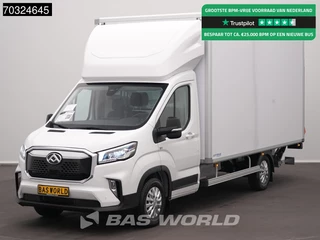 Maxus eDeliver9 COMING SOON! 100% Elektrisch 65kWh Dhollandia Laadklep Bakwagen Camera Snelladen CarPlay LED Airco Cruise Meubelbak Koffer