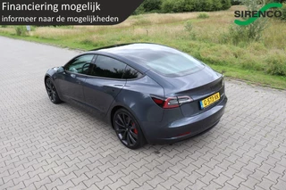Tesla Model 3 Tesla Model 3 PERFORMANCE AWD 75 kWh dual motor 462pk chrome delete gray&black leder panodak stoelverwarming v+a autopilot - afbeelding nr 25