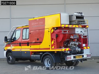Iveco Daily Iveco Daily 70C18 4x4 Achleitner Euro6 3.0L Firetruck Brandweerwagen 3,5t Trekhaak Airco Cruise AWD Allrad Camper 1600liter Airco Dubbel cabine Trekhaak Cruise control - afbeelding nr 5