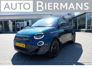Fiat 500e La Prima 42 kWh / INCL. 12mnd BOVAG / Schuif-kantel dak / Leer