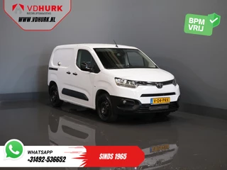 Toyota ProAce City 1.5 130 pk Aut. Carplay/ 3Pers./ Stoelverw./ Inrichting/ Camera/ Cruise/ Airco/ PDC/ Trekhaak