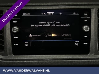 Volkswagen Crafter Volkswagen Crafter 2.0 TDI 140 pk Pick up Open laadbak Dubbele Cabine Euro6 Airco | 7-Zits | Navigatie | 2800kg Trekhaak Apple Carplay, Android Auto, Cruisecontrol, Chauffeursstoel - afbeelding nr 5