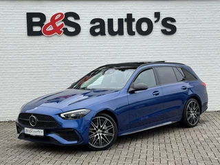 Mercedes-Benz C-Klasse Mercedes-Benz C-klasse 300 e AMG Line Adaptive cruise control Climate control Navi Apple / Android Leder/Alcantara - afbeelding nr 1