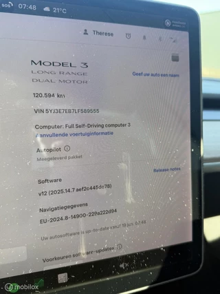 Tesla Model 3 Tesla Model 3 Long Range AWD 75 kWh - afbeelding nr 15