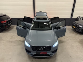 Volvo XC90 THUNDER-GREY/PANO/LUCHTVERING/H&K/ACC/SPORT-LEER+MEMORY/360CAMERA/PILOT-ASSIST/PRIVACY/BLACK-PACK/ELECTR.TREKHAAK/NET OH BEURT GEHAD BIJ VOLVO - afbeelding nr 6