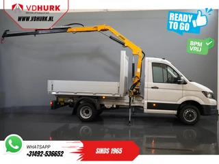 Volkswagen Crafter Volkswagen Crafter 50 165 pk Effer 352S Kraan/ Crane/ Kran/ Autokran/ PTO/ Open laadbak/ Dubbel Lucht - afbeelding nr 31