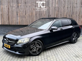 Mercedes-Benz C-Klasse Estate 180 AMG Automaat | Panorama | Leer | LED matrix | Sfeerverlichting | Apple CarPlay | 360°-camera | Night Pakket | DAB ontvangst | Stoelverwarming | Parkeersensoren voor en achter