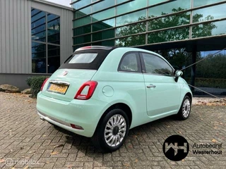Fiat 500 Fiat 500 1.2 Lounge Cabrio Airco Nieuwe model - afbeelding nr 7