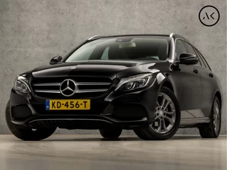 Mercedes-Benz C-Klasse 157Pk Automaat (DUBBEL PANORAMADAK, GROOT NAVI, SFEERVERLICHTING, STOELVERWARMING, ELEK SPORTSTOELEN, LEDER, CRUISE, PARKEERSENSOREN, NIEUWE APK, NIEUWSTAAT) - afbeelding nr 1